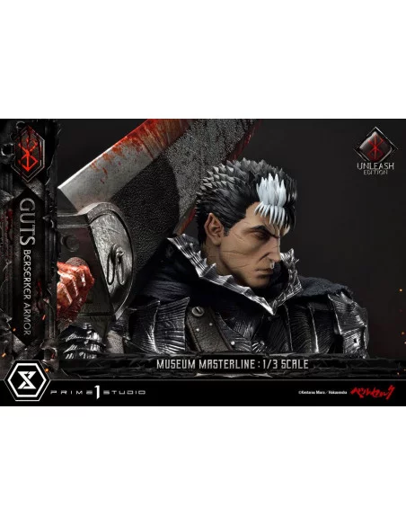 Berserk Estatua Museum Masterline 1/3 Guts Berserker Armor Unleash Edition 121 cm