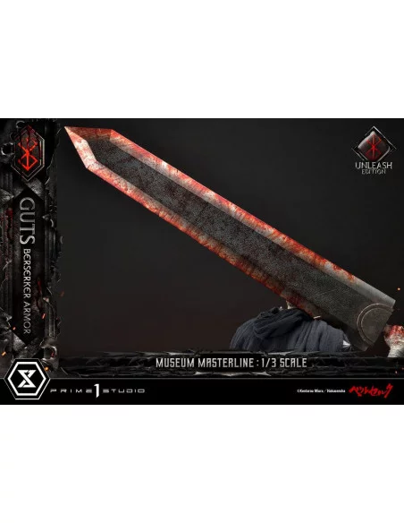 Berserk Estatua Museum Masterline 1/3 Guts Berserker Armor Unleash Edition 121 cm