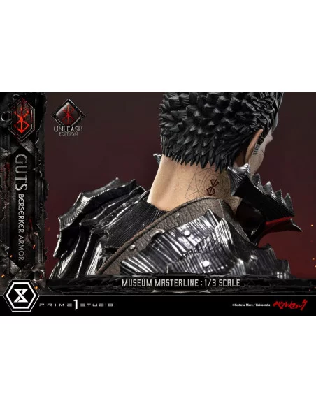 Berserk Estatua Museum Masterline 1/3 Guts Berserker Armor Unleash Edition 121 cm