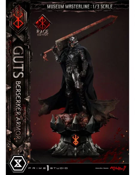 Berserk Estatua Museum Masterline 1/3 Guts Berserker Armor Rage Edition 121 cm