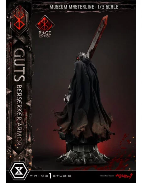 Berserk Estatua Museum Masterline 1/3 Guts Berserker Armor Rage Edition 121 cm