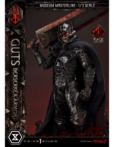 Berserk Estatua Museum Masterline 1/3 Guts Berserker Armor Rage Edition 121 cm