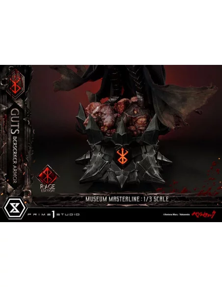 Berserk Estatua Museum Masterline 1/3 Guts Berserker Armor Rage Edition 121 cm