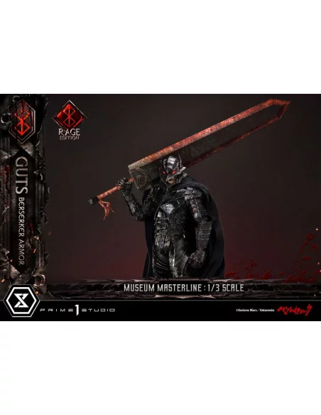 Berserk Estatua Museum Masterline 1/3 Guts Berserker Armor Rage Edition 121 cm