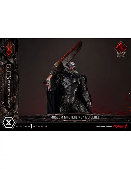 Berserk Estatua Museum Masterline 1/3 Guts Berserker Armor Rage Edition 121 cm