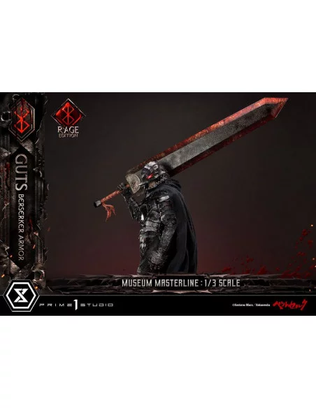 Berserk Estatua Museum Masterline 1/3 Guts Berserker Armor Rage Edition 121 cm