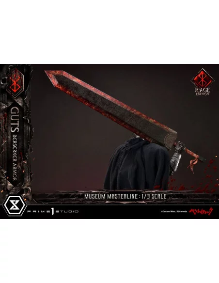 Berserk Estatua Museum Masterline 1/3 Guts Berserker Armor Rage Edition 121 cm