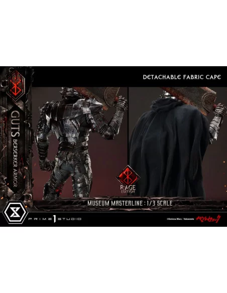 Berserk Estatua Museum Masterline 1/3 Guts Berserker Armor Rage Edition 121 cm