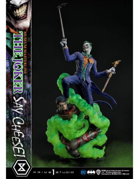 DC Comics Estatua 1/3 The Joker Say Cheese 99 cm