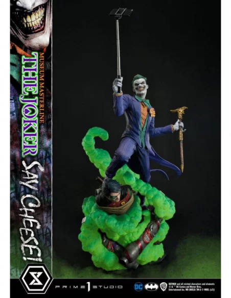 DC Comics Estatua 1/3 The Joker Say Cheese 99 cm