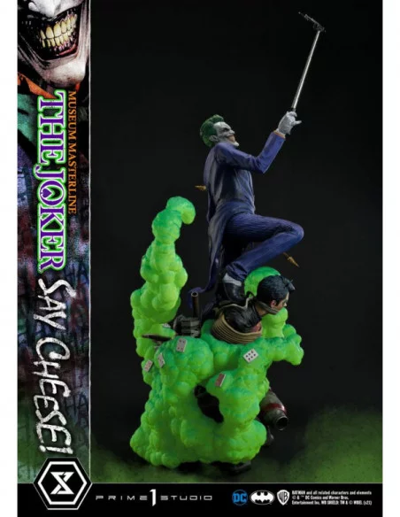 DC Comics Estatua 1/3 The Joker Say Cheese 99 cm