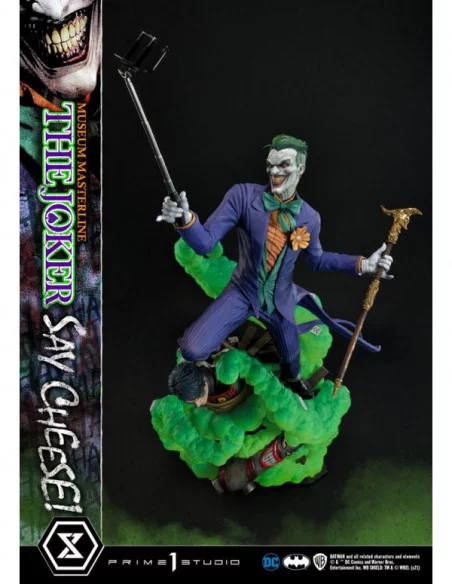 DC Comics Estatua 1/3 The Joker Say Cheese 99 cm