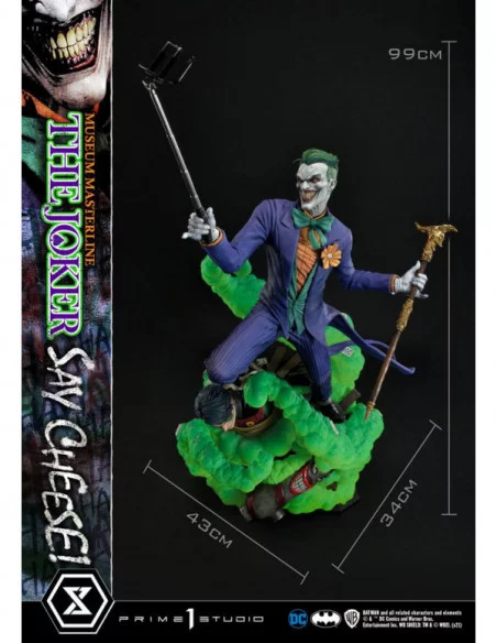 DC Comics Estatua 1/3 The Joker Say Cheese 99 cm