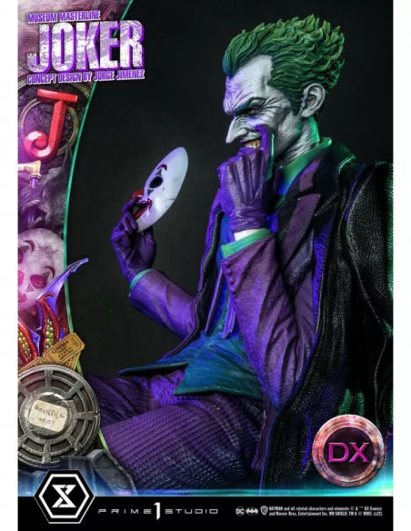 DC Comics Estatua 1/3 The Joker Deluxe Bonus Version Concept Design by Jorge Jimenez 53 cm