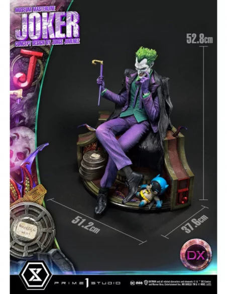 DC Comics Estatua 1/3 The Joker Deluxe Bonus Version Concept Design by Jorge Jimenez 53 cm