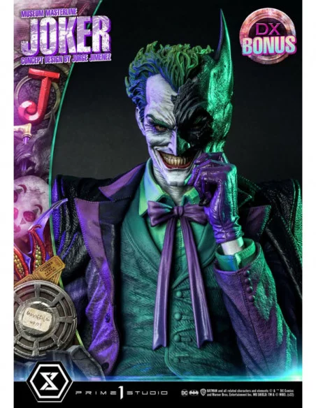 DC Comics Estatua 1/3 The Joker Deluxe Bonus Version Concept Design by Jorge Jimenez 53 cm