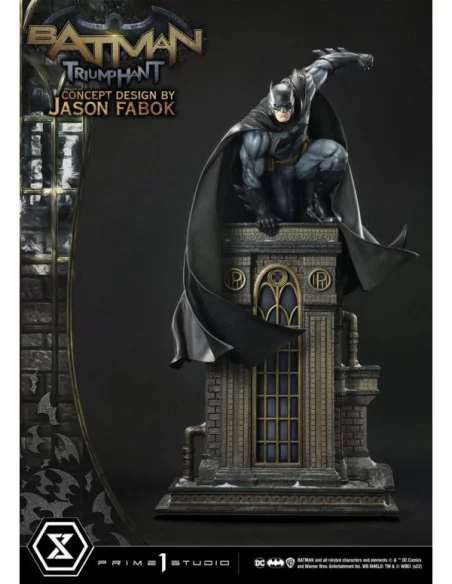 DC Comics Estatua Museum Masterline 1/3 Batman Triumphant (Concept Design By Jason Fabok) Bonus Version 119 cm