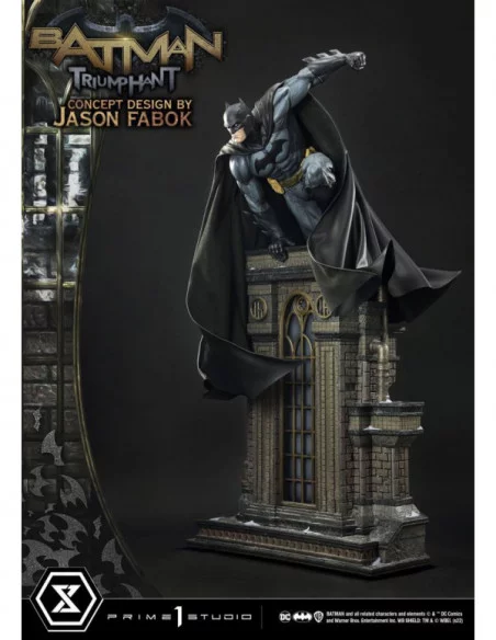 DC Comics Estatua Museum Masterline 1/3 Batman Triumphant (Concept Design By Jason Fabok) Bonus Version 119 cm