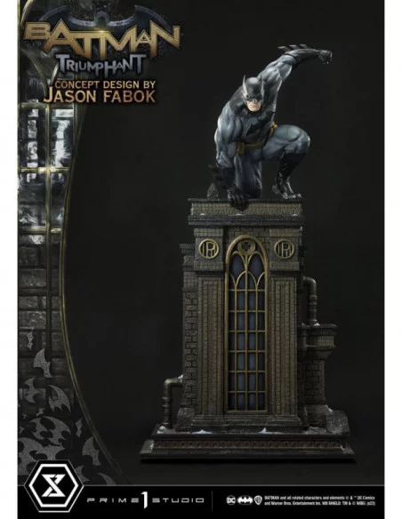 DC Comics Estatua Museum Masterline 1/3 Batman Triumphant (Concept Design By Jason Fabok) Bonus Version 119 cm