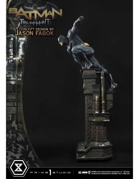 DC Comics Estatua Museum Masterline 1/3 Batman Triumphant (Concept Design By Jason Fabok) Bonus Version 119 cm