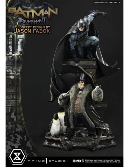 DC Comics Estatua Museum Masterline 1/3 Batman Triumphant (Concept Design By Jason Fabok) Bonus Version 119 cm