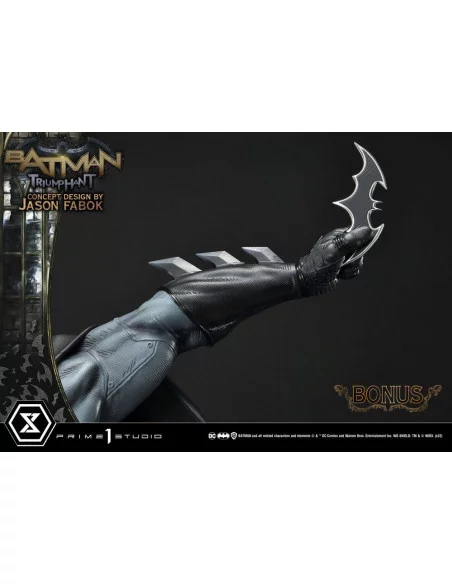 DC Comics Estatua Museum Masterline 1/3 Batman Triumphant (Concept Design By Jason Fabok) Bonus Version 119 cm