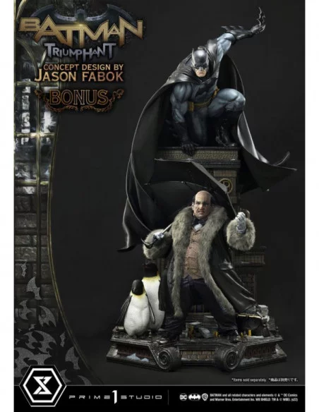 DC Comics Estatua Museum Masterline 1/3 Batman Triumphant (Concept Design By Jason Fabok) Bonus Version 119 cm