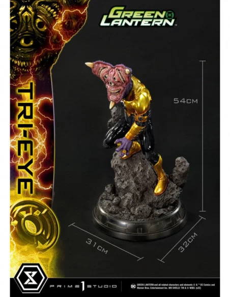 DC Comics Estatua 1/3 Sinestro Corps Tri-Eye 54 cm