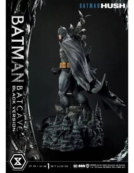 Batman Hush Estatua 1/3 Batman Batcave Black Version 88 cm