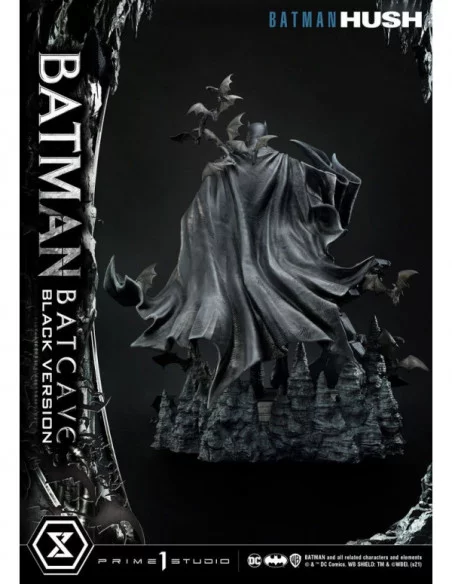 Batman Hush Estatua 1/3 Batman Batcave Black Version 88 cm