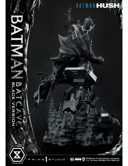 Batman Hush Estatua 1/3 Batman Batcave Black Version 88 cm