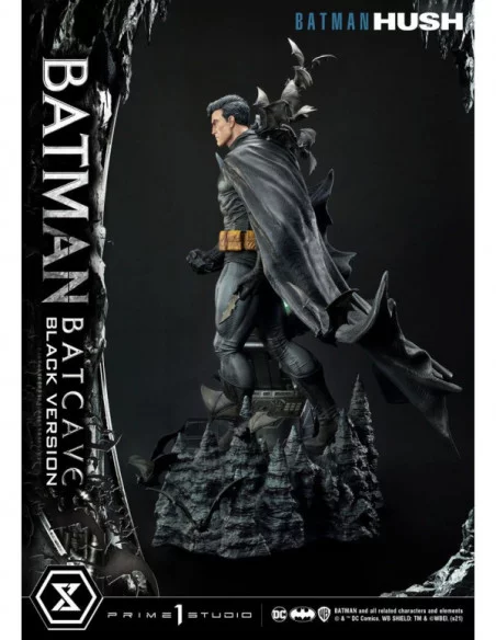 Batman Hush Estatua 1/3 Batman Batcave Black Version 88 cm