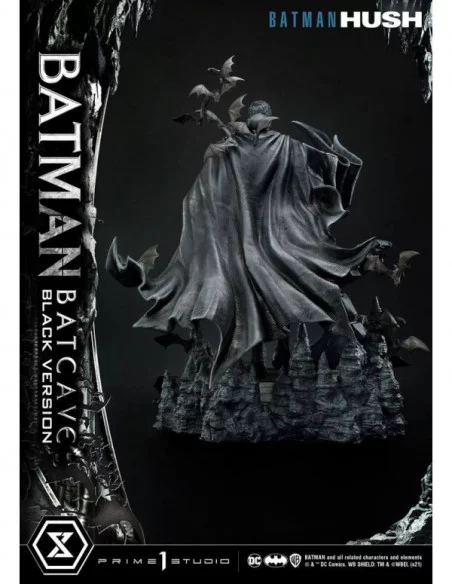 Batman Hush Estatua 1/3 Batman Batcave Black Version 88 cm