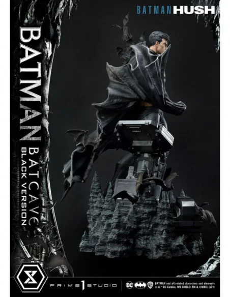 Batman Hush Estatua 1/3 Batman Batcave Black Version 88 cm