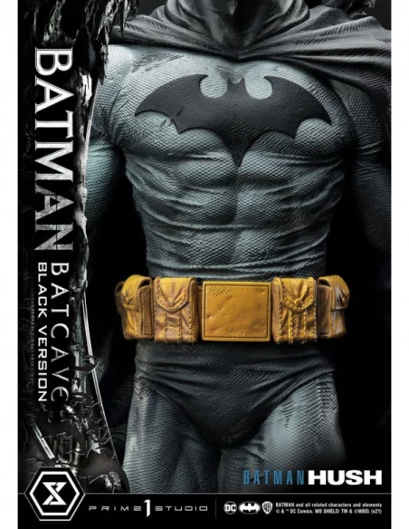 Batman Hush Estatua 1/3 Batman Batcave Black Version 88 cm