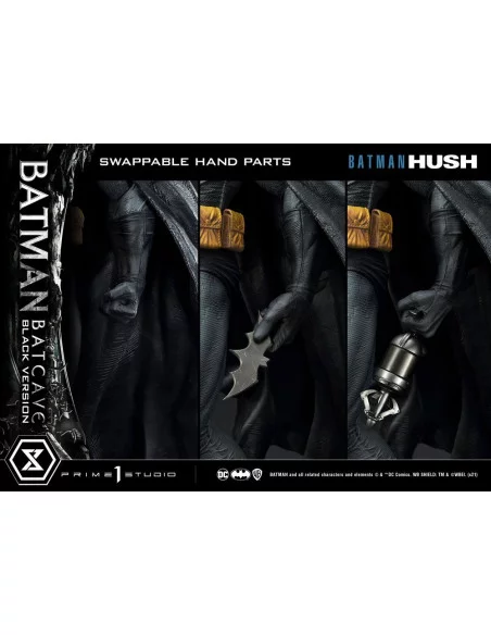 Batman Hush Estatua 1/3 Batman Batcave Black Version 88 cm