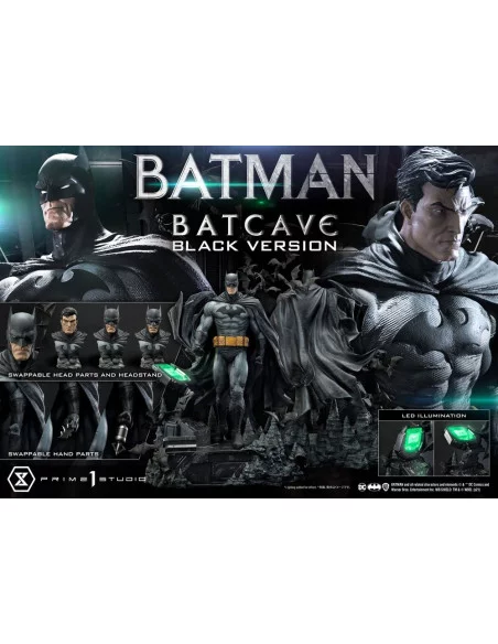 Batman Hush Estatua 1/3 Batman Batcave Black Version 88 cm