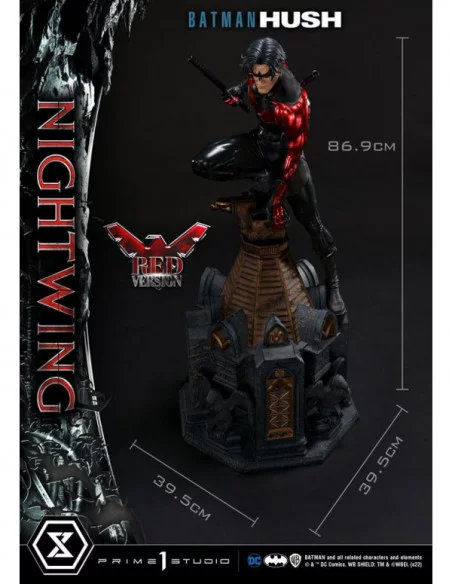 Batman Hush Estatua Nightwing Red Version 87 cm