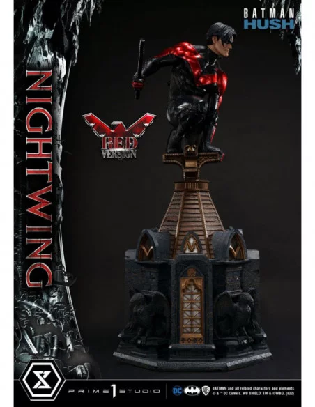 Batman Hush Estatua Nightwing Red Version 87 cm