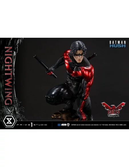 Batman Hush Estatua Nightwing Red Version 87 cm