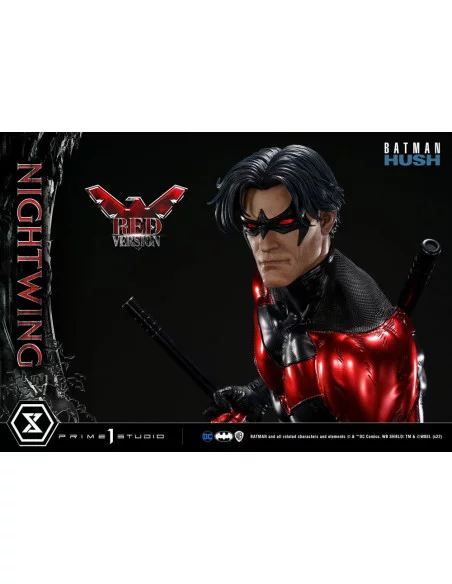 Batman Hush Estatua Nightwing Red Version 87 cm