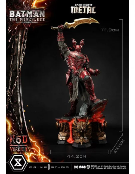 Dark Nights: Death Metal Estatua 1/3 The Mericless Red Version 111 cm