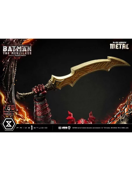 Dark Nights: Death Metal Estatua 1/3 The Mericless Red Version 111 cm