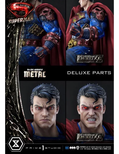 DC Comics Estatua 1/3 Superman Deluxe Bonus Ver. 88 cm