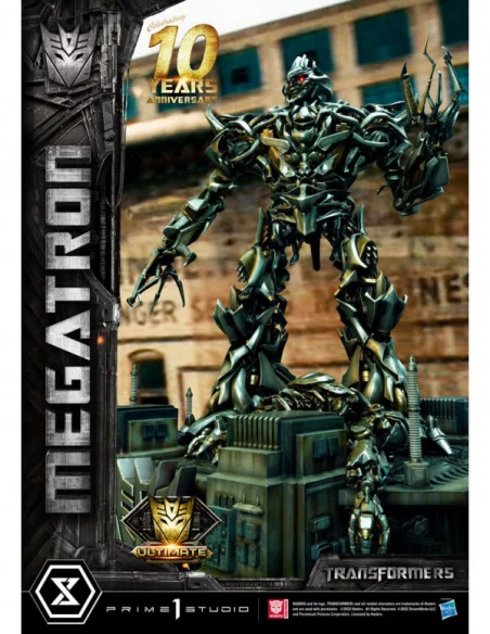 Transformers Estatua Museum Masterline Megatron Ultimate Bonus Version 84 cm