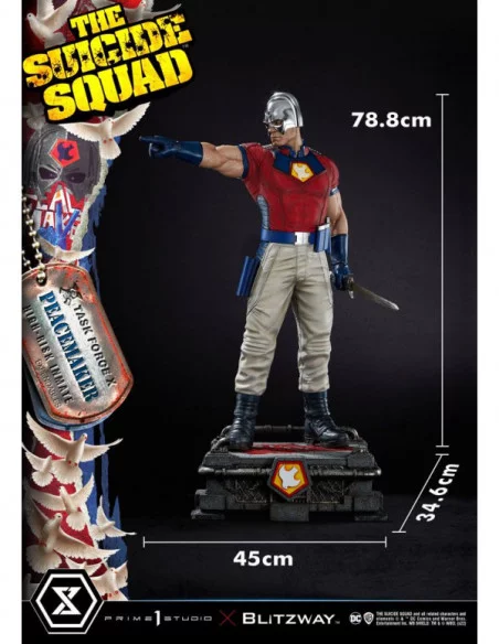 The Suicide Squad Estatua 1/3 Peacemaker Bonus Version 79 cm