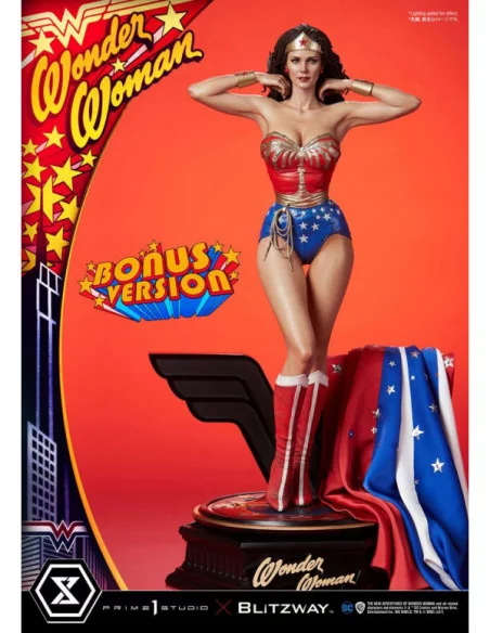 Wonder Woman 1975 Estatua 1/3 Wonder Woman (Lynda Carter) Bonus Version 69 cm