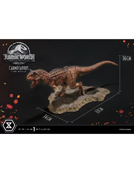 Jurassic World: Fallen Kingdom Estatua PVC Prime Collectibles 1/38 Carnotaurus 16 cm