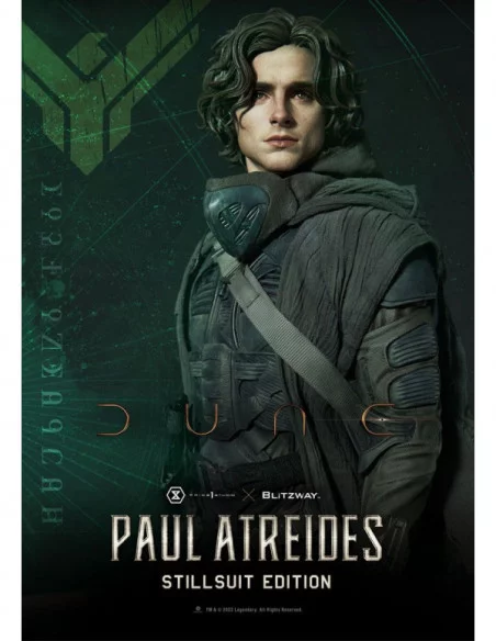 Dune Estatua 1/4 Paul Atreides Stillsuit Edition Bonus Version 53 cm