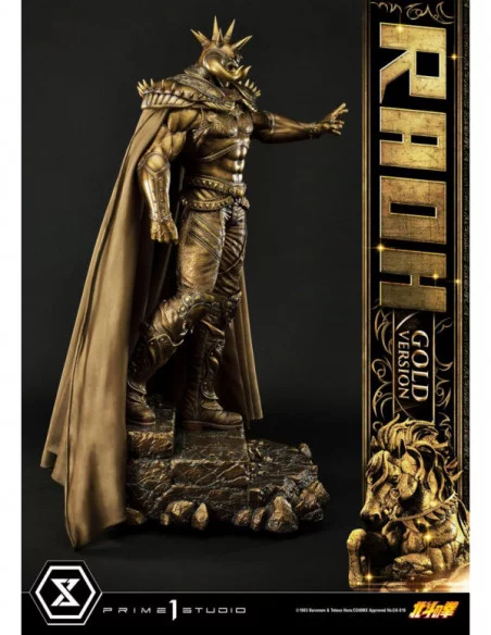 Fist of the North Star Estatua 1/4 Raoh Gold Version 78 cm